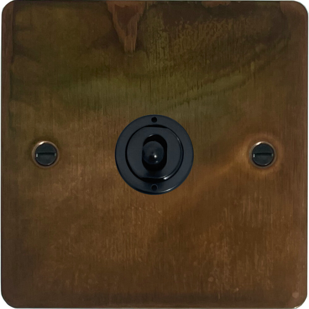 Flat Tarnished Copper Intermediate Toggle (Flat Black Toggle)