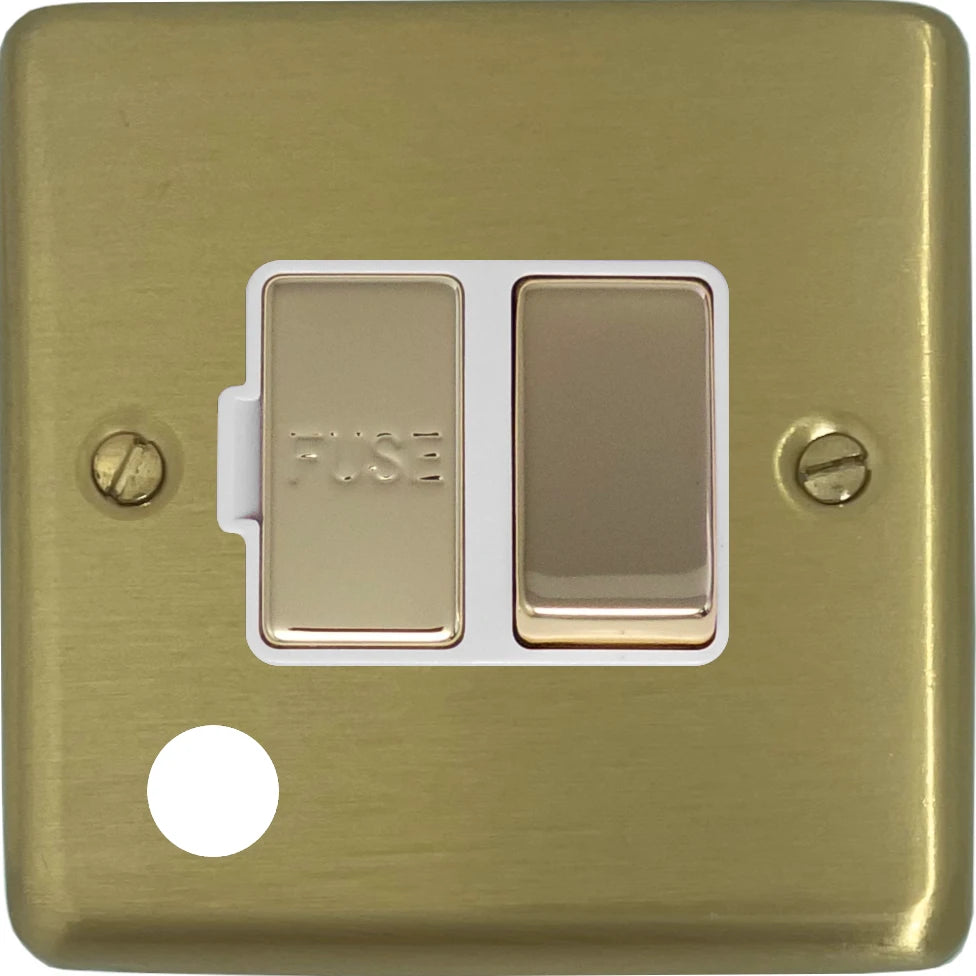 Contour Satin Brass Swt. Fused Spur & F/Out