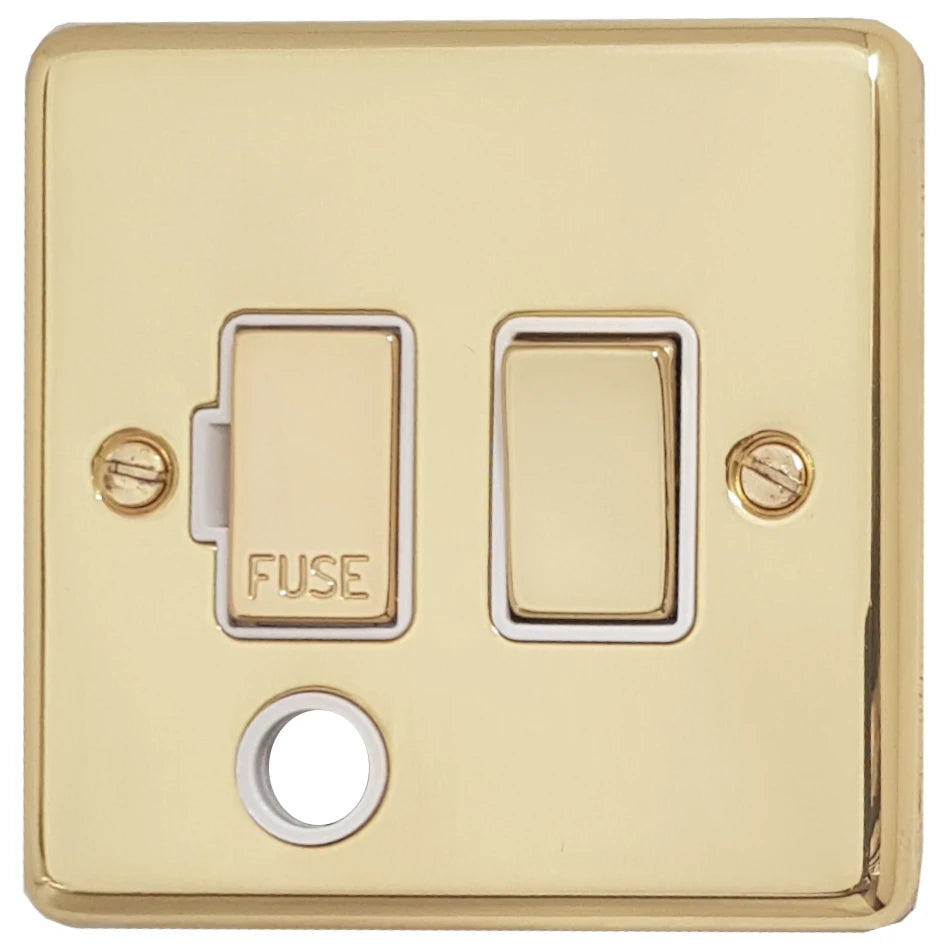 Contour Polished Brass Swt. Fused Spur & F/Out