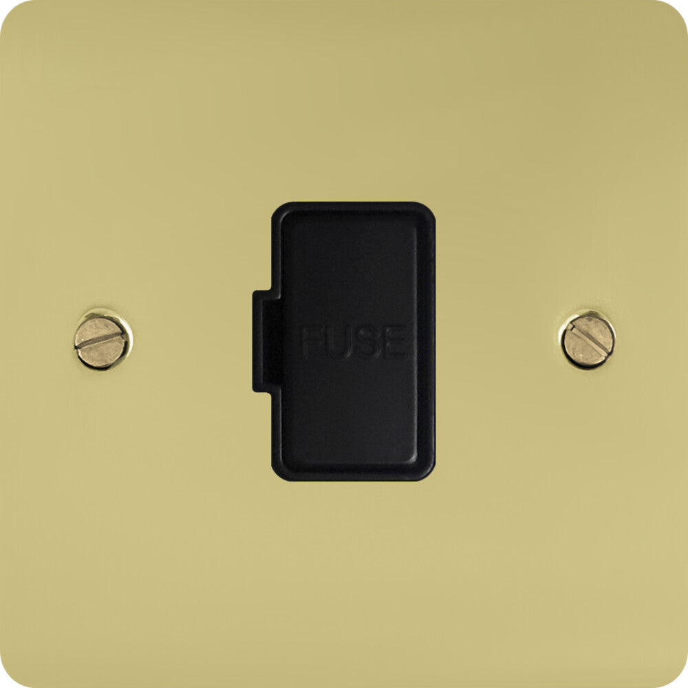 Flat Polished Brass Unswitched Spur