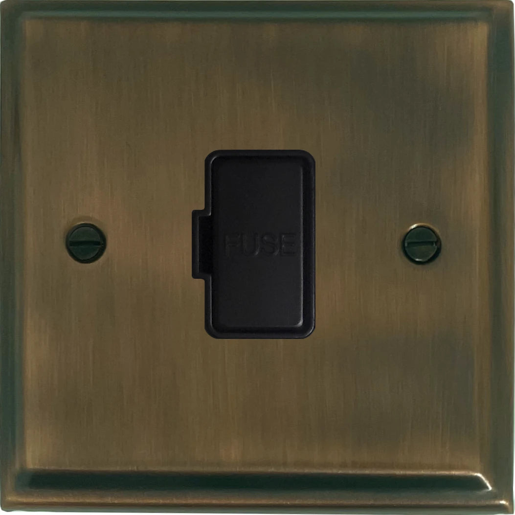 Deco Antique Brass Unswitched Spur
