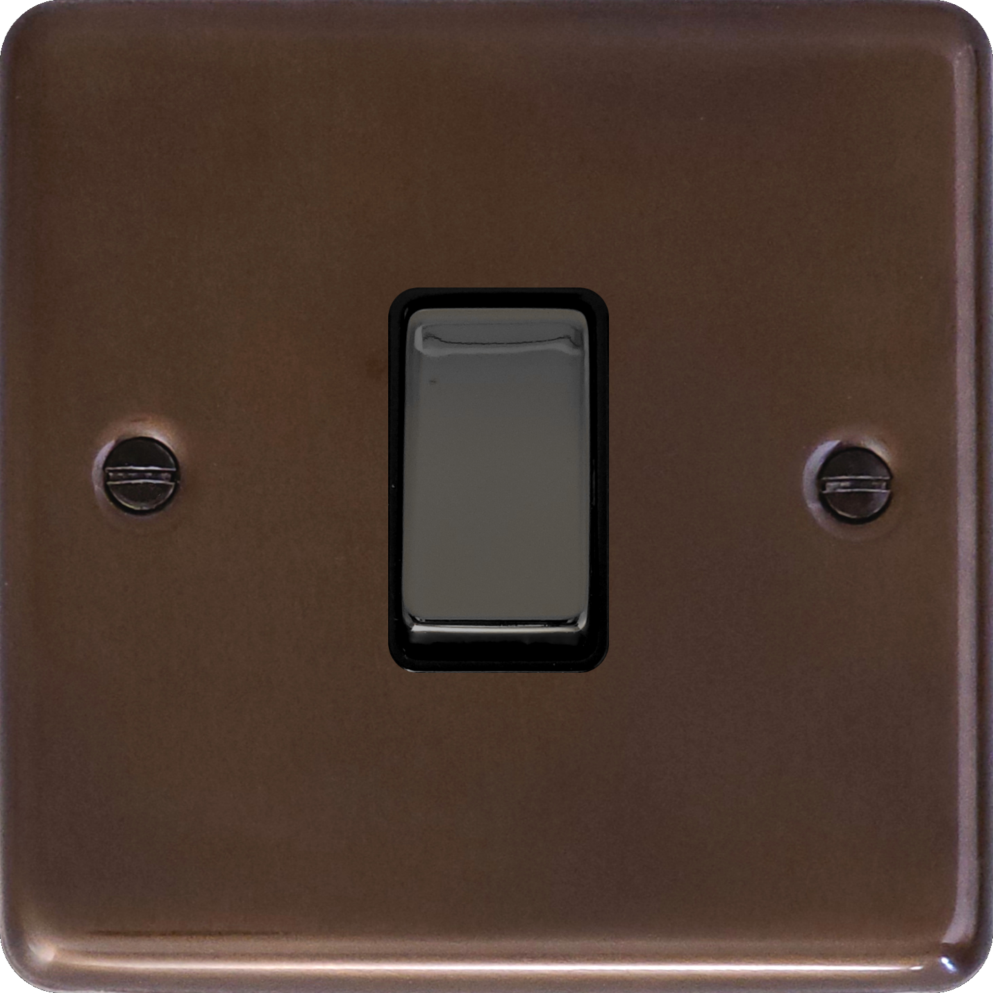 Contour Medium Bronze 1 Gang Switch