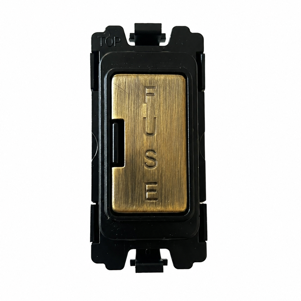 Fuse Holder - Black and Antique Switch