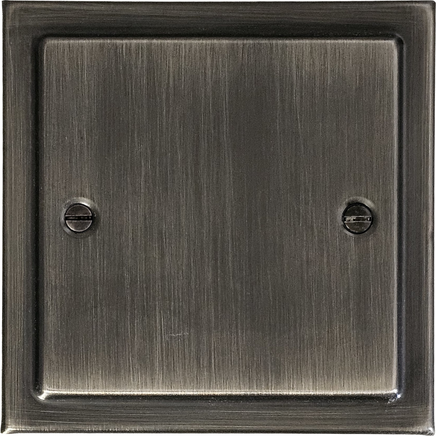 Victorian Antique Nickel 1 Gang Blank