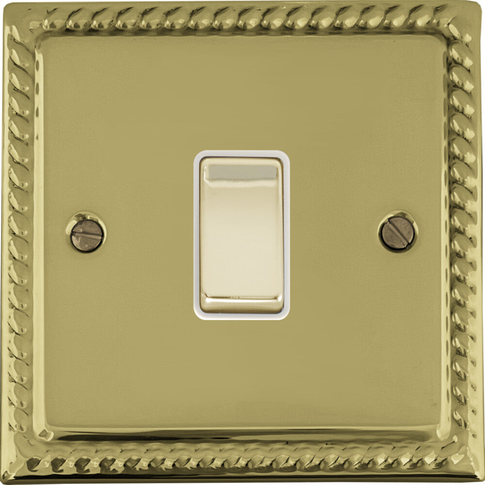 Georgian Polished Brass Intermediate Switch