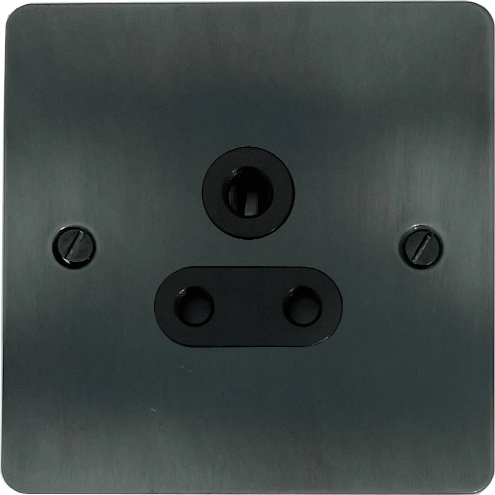 Flat Slate Effect 5 Amp Socket