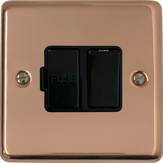 Contour Bright Copper Switched Fuse Spur (Black Switch)