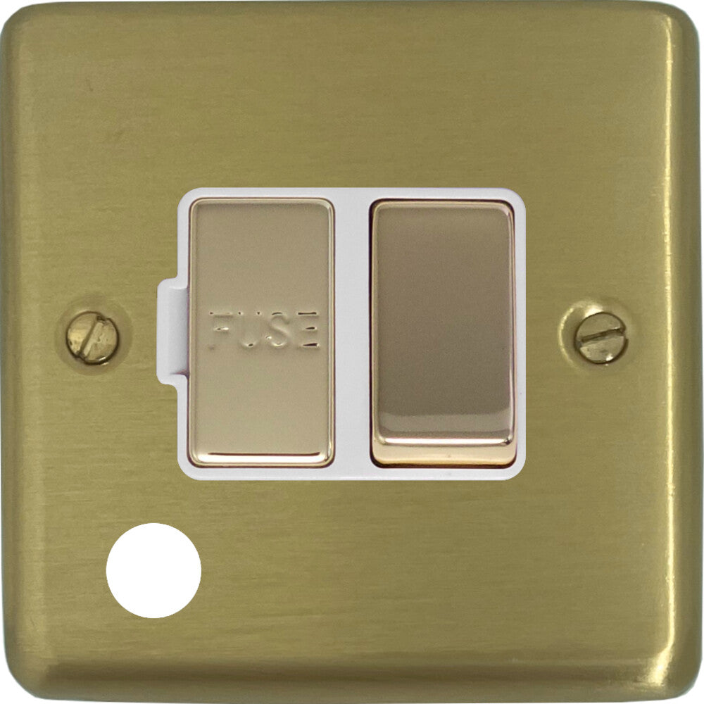 Contour Satin Brass Swt. Fused Spur & F/Out