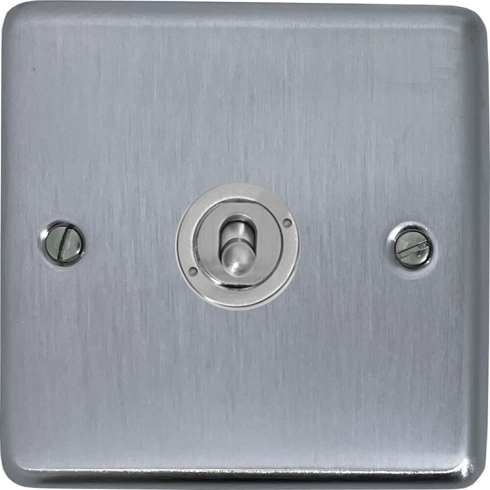 Contour Satin Chrome Intermediate Toggle (Brushed Steel Toggle)