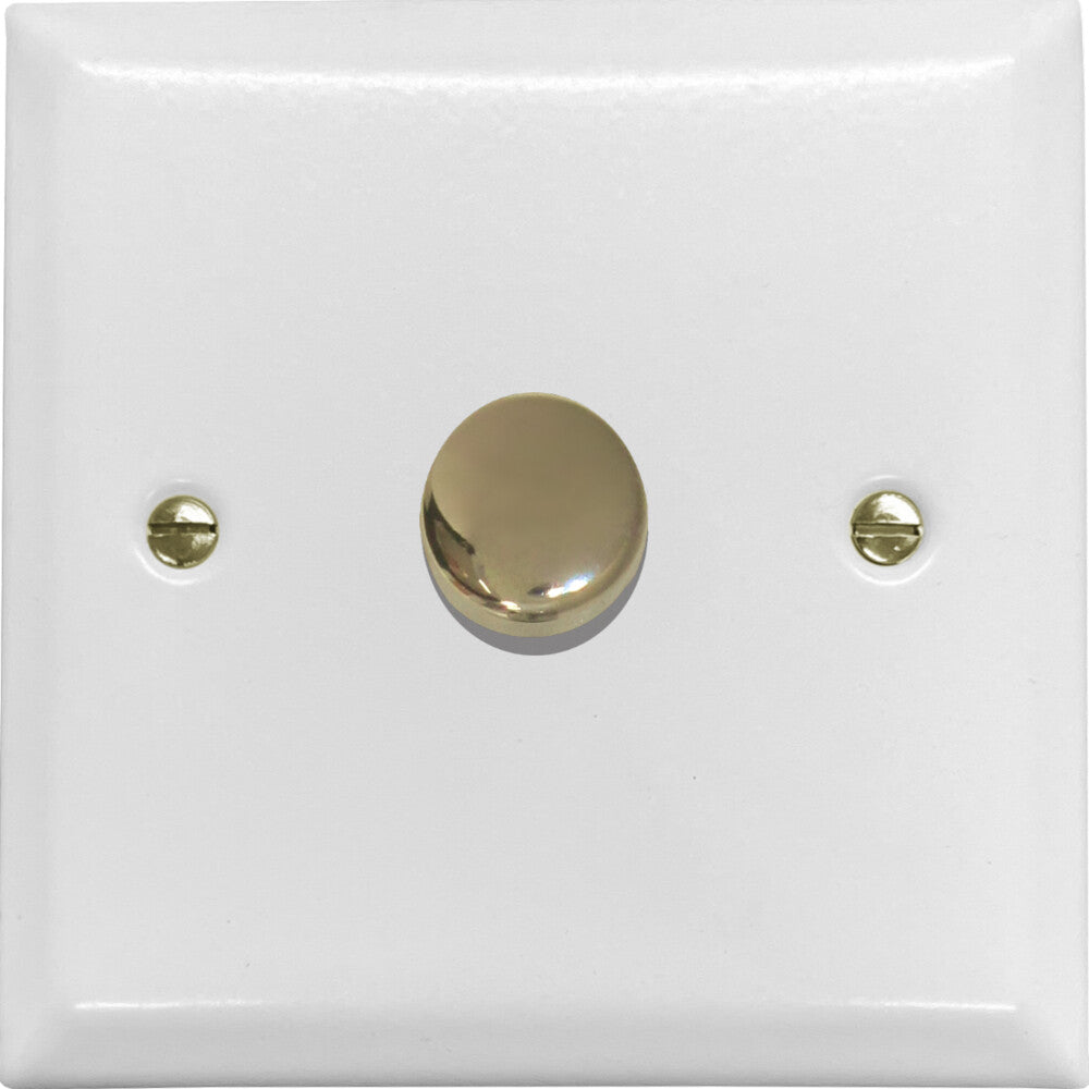 Spectrum Flat White 1 Gang LED Dimmer