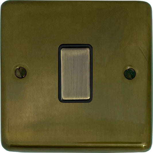 Contour Medium Bronze 1 Gang Switch