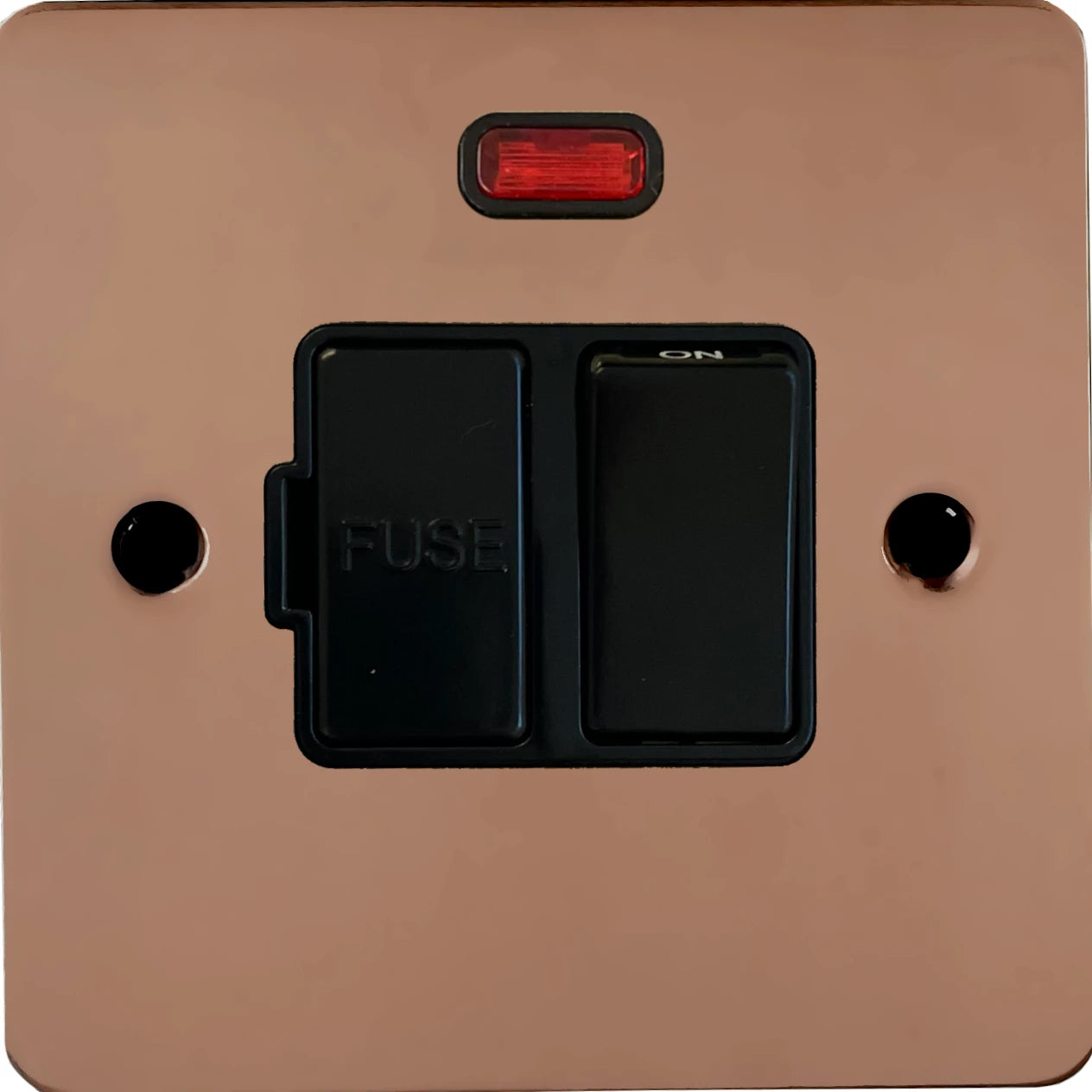 Flat Bright Copper Switched Fused Spur + Neon