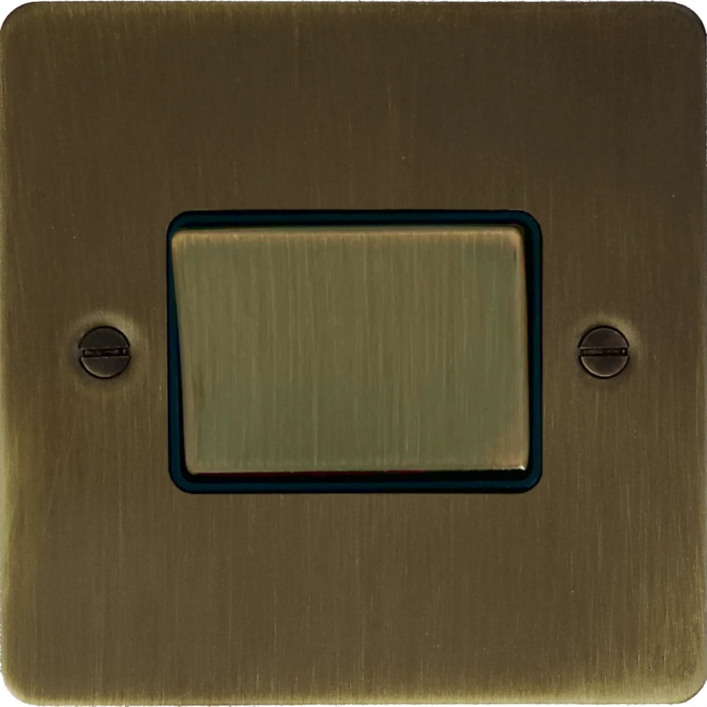 Flat Antique Brass Fan Isolator (Brass Switch)