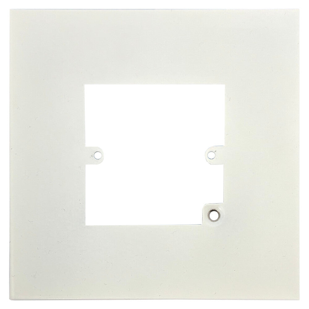 Single Flat White Finger Plate
