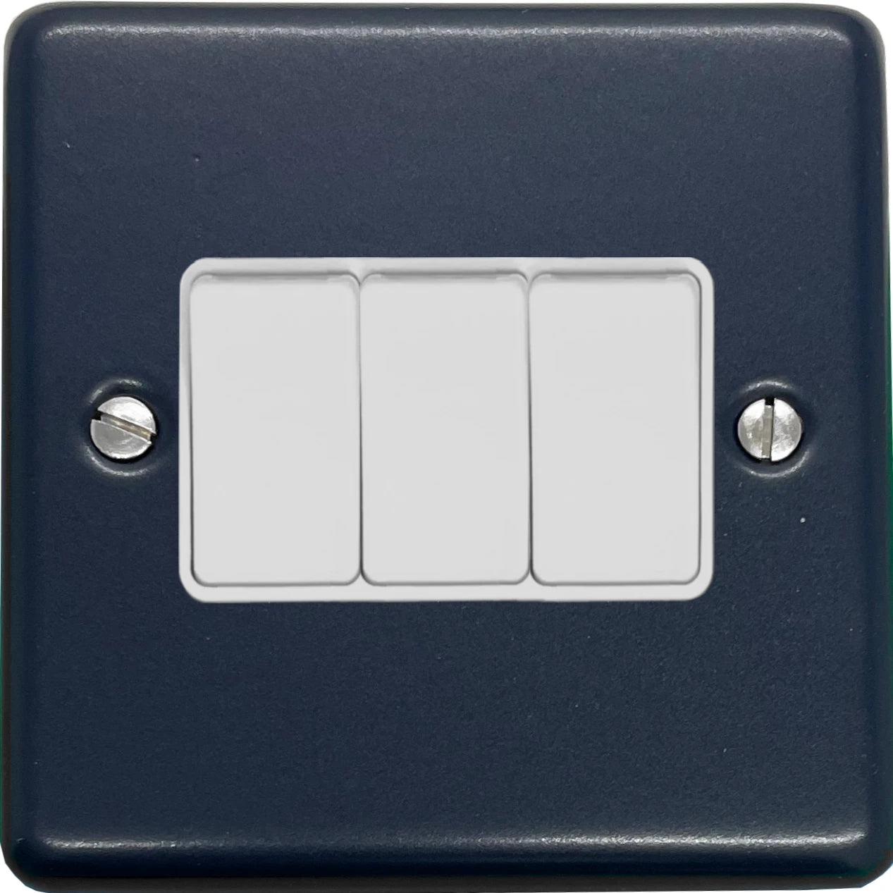 Contour Blue 3 Gang Switch