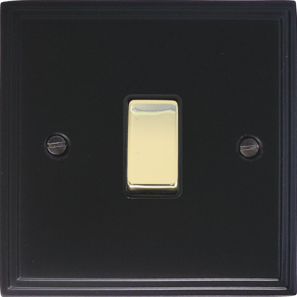 Victorian Flat Black Intermediate Switch
