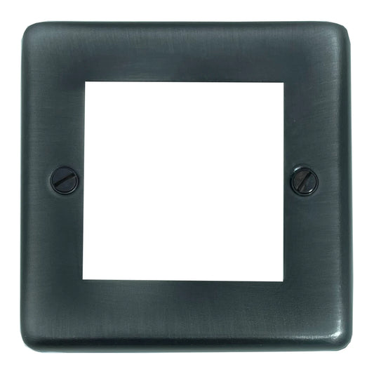 Contour Slate Effect 1 Gang 2 Module Plate