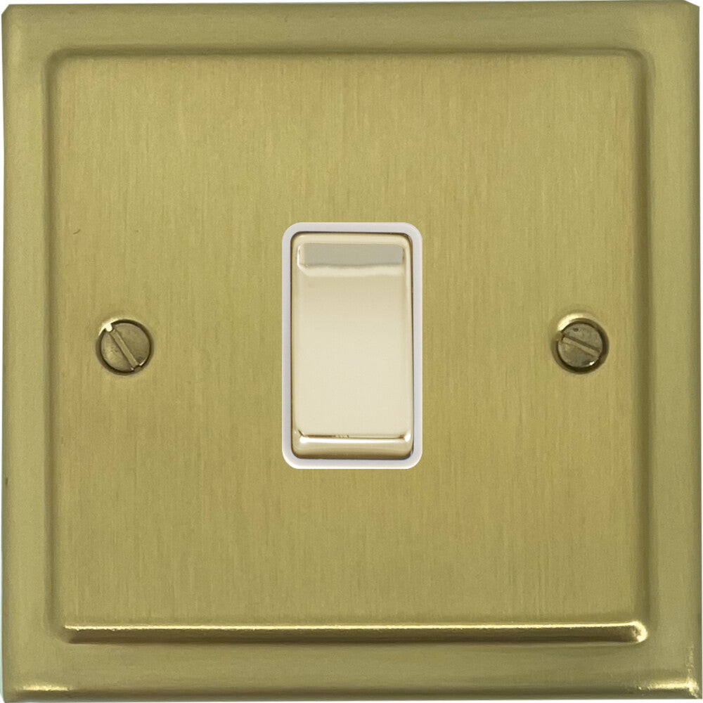 Victorian Satin Brass Intermediate Switch