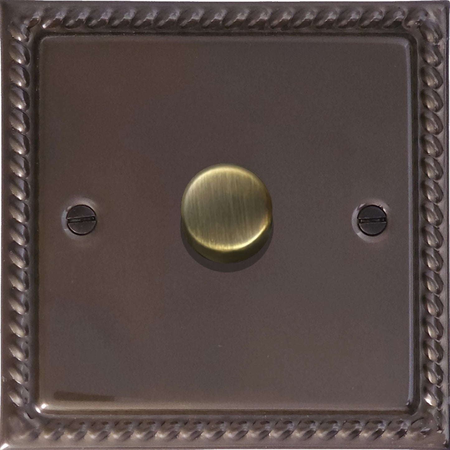 Georgian Medium Bronze 1 Gang LED Dimmer