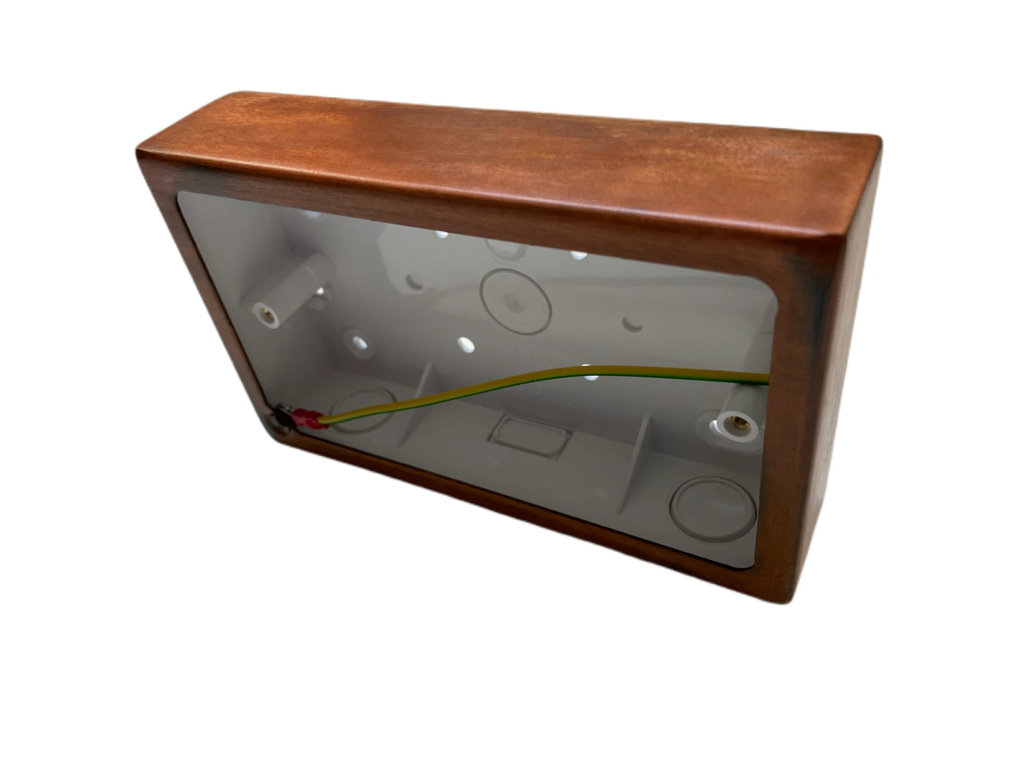 Double Tarnished Copper Pattress Box