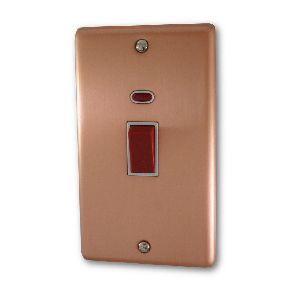 Contour Rose Gold 45Amp Dp Switch & Neon L/Plate