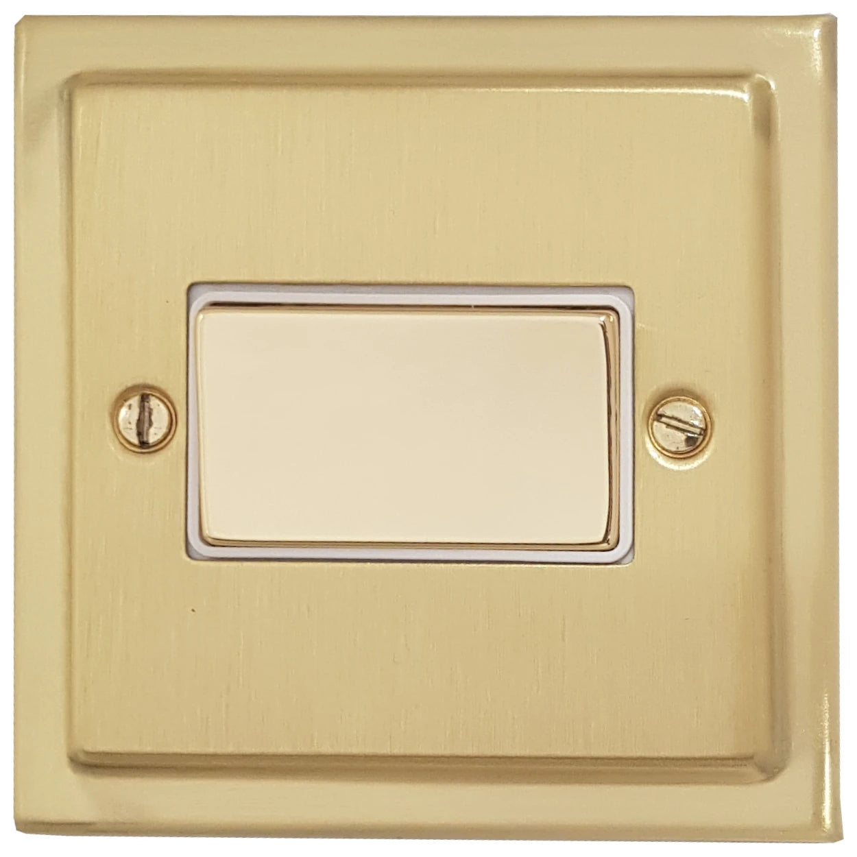 Victorian Satin Brass Fan Isolator