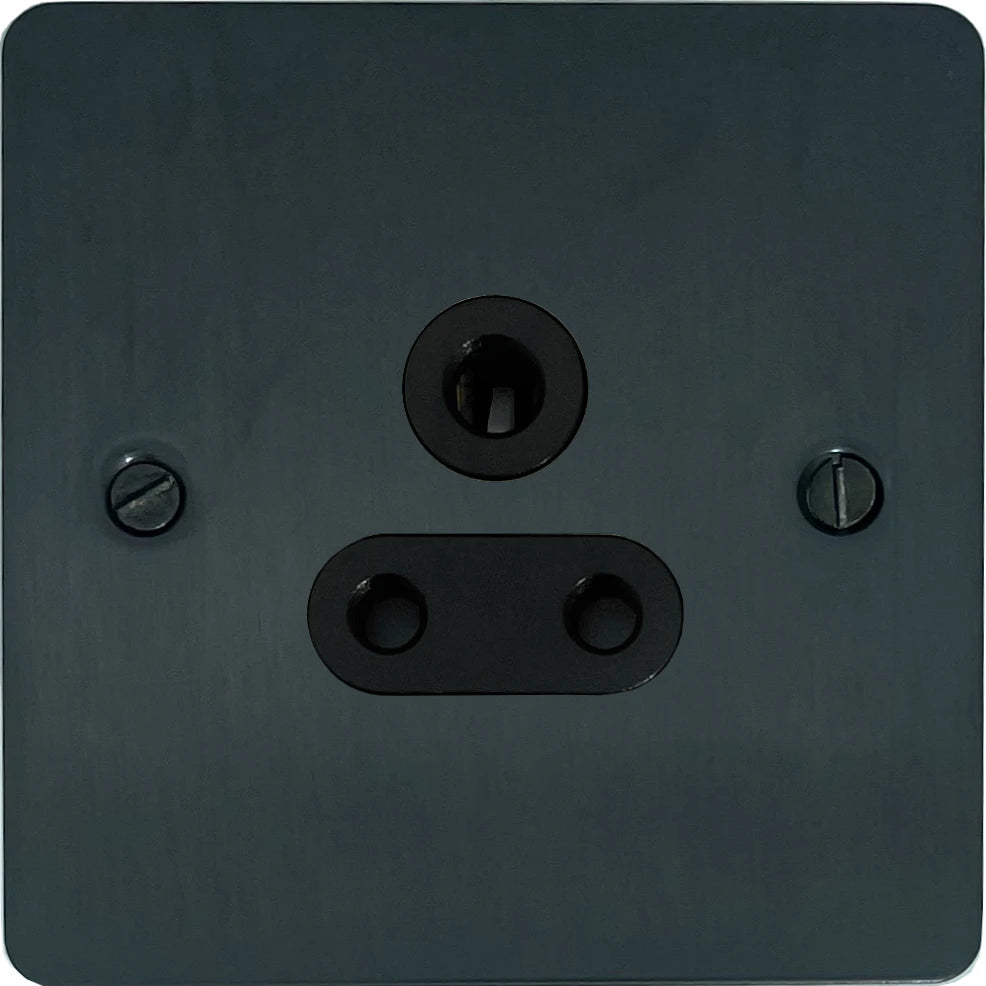 Flat Black Bronze 5A Socket