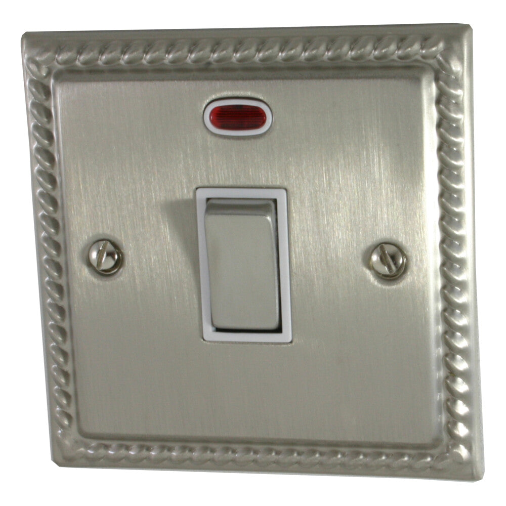 Georgian Satin Nickel 20A DP Switch