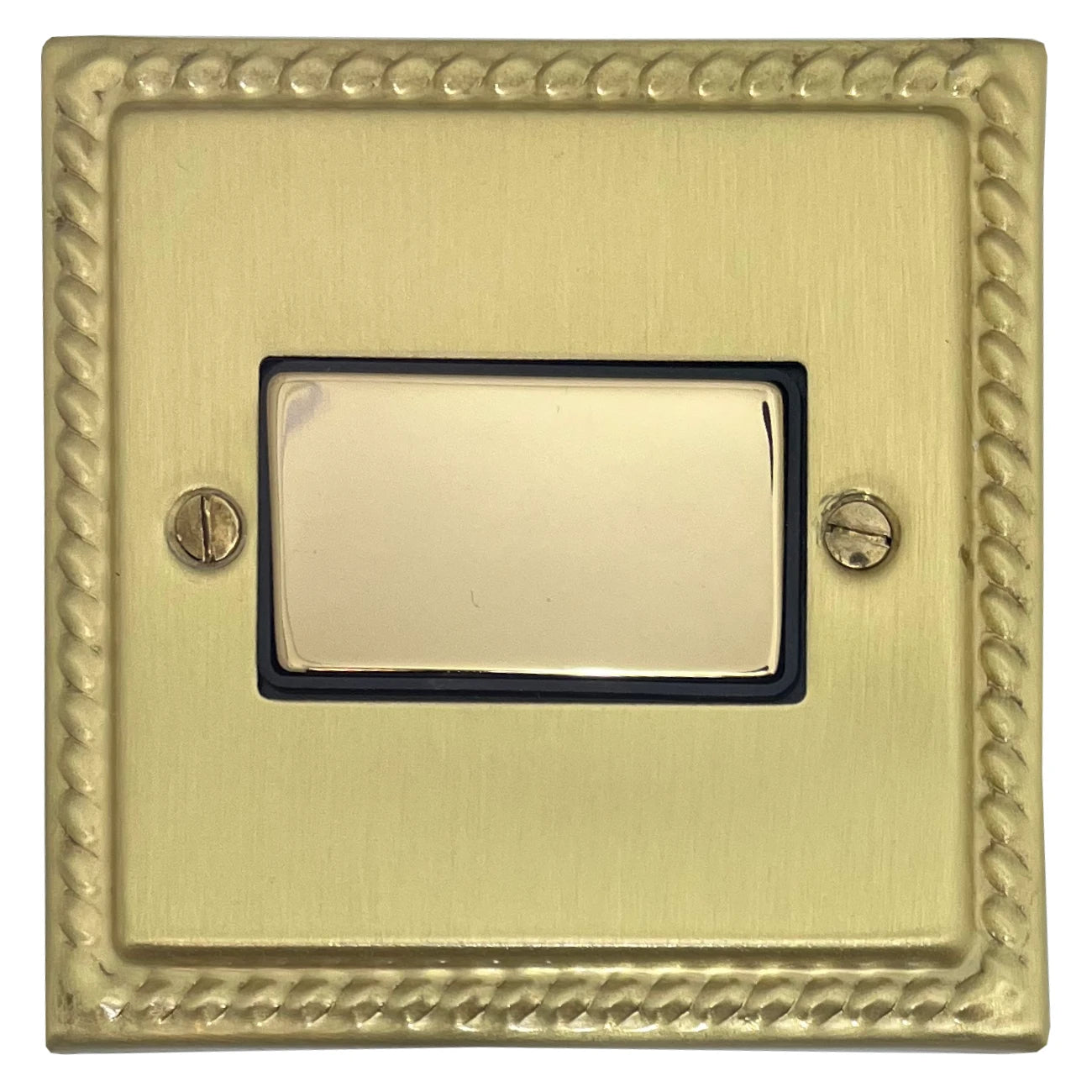 Georgian Satin Brass Fan Isolator
