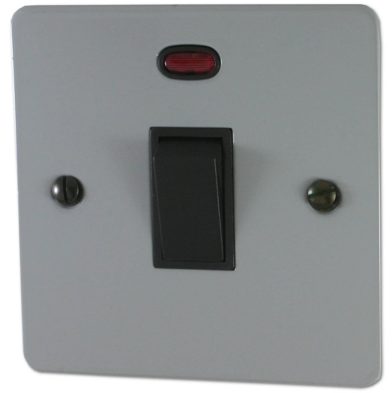 Flat Light Grey 20A Dp Switch + Neon