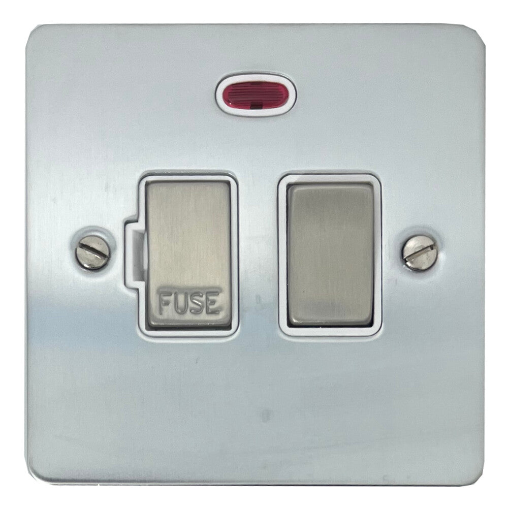 Flat Satin Chrome Swt Spur + Neon