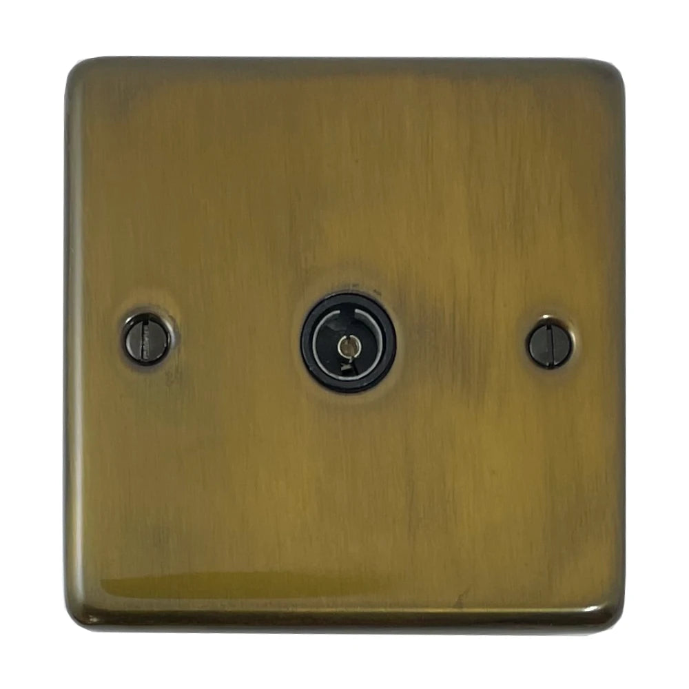 Contour Medium Bronze 1 Gang Coax Point
