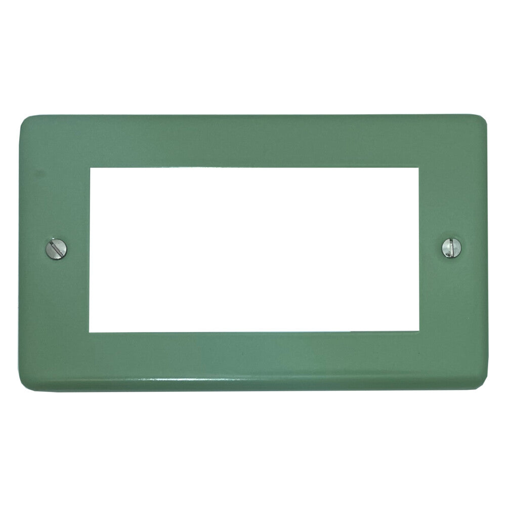 Classic Sage Green 4 Gang Module Plate