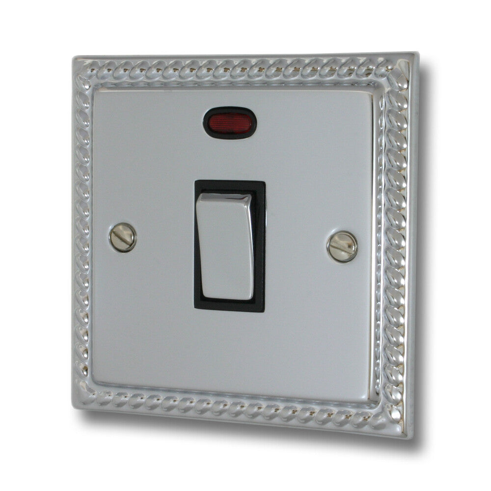 Georgian Polished Chrome 20 Amp Dp Switch