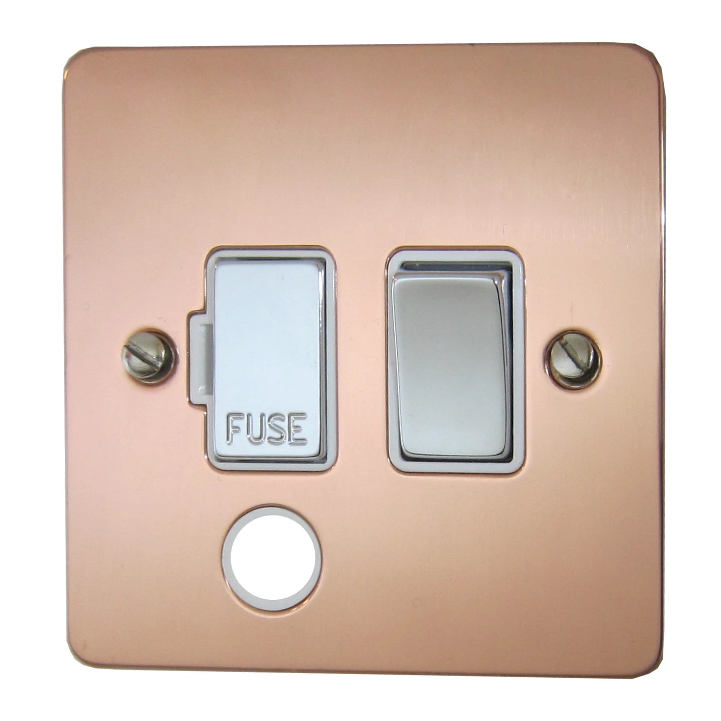 Flat Bright Copper Swt Fused Spur + Outlet