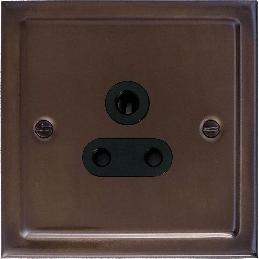 Victorian Medium Bronze 5 Amp Socket