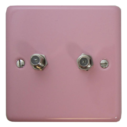 Contour Pink 2 Gang Satellite Point