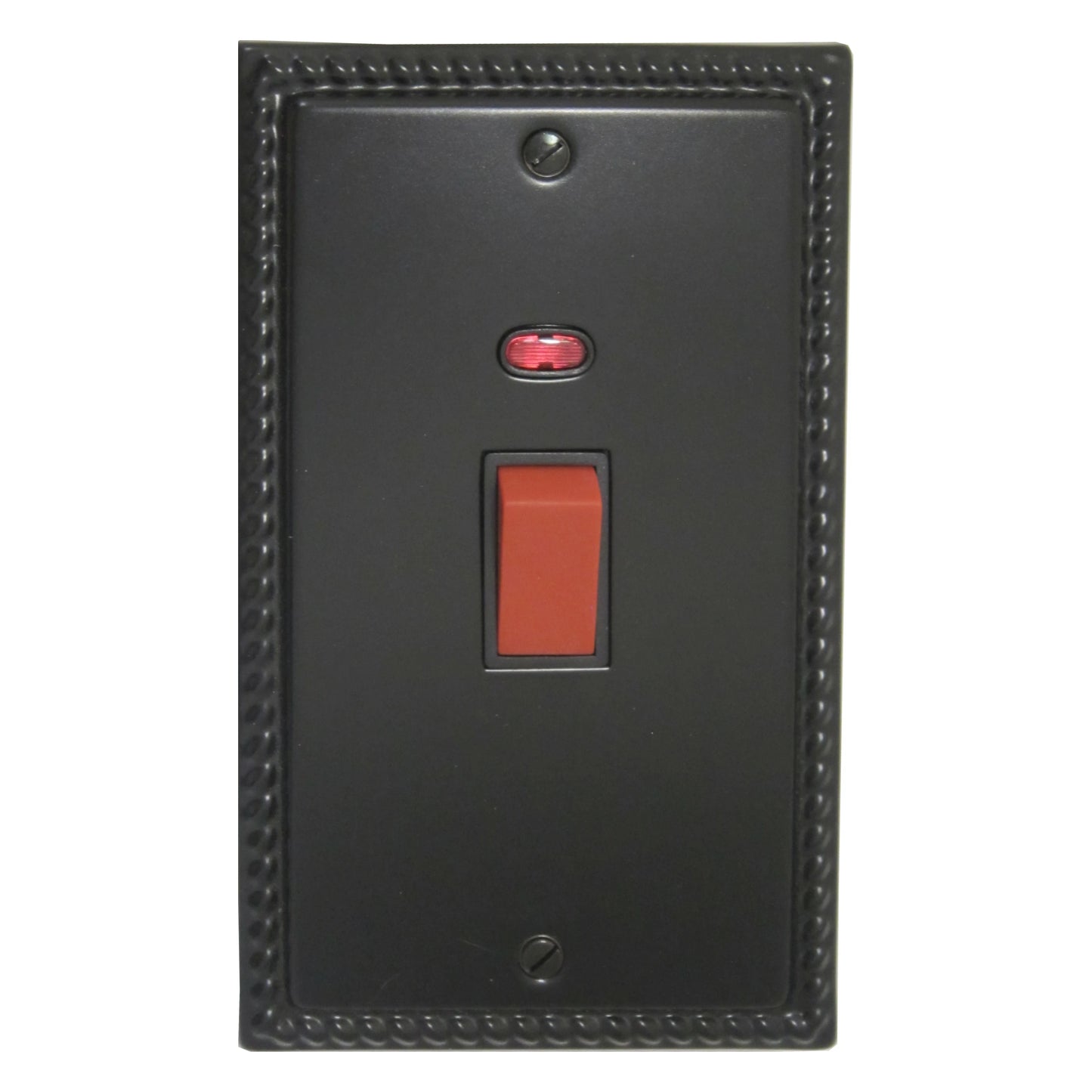 Georgian Flat Black 45 Amp Dp Switch
