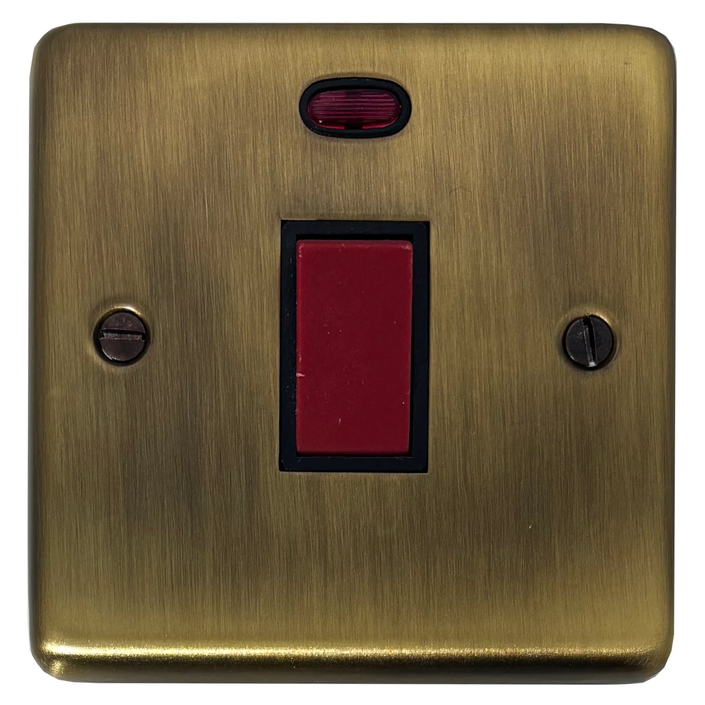 Contour Light Antique Brass 45 Amp Dp Switch & Neon