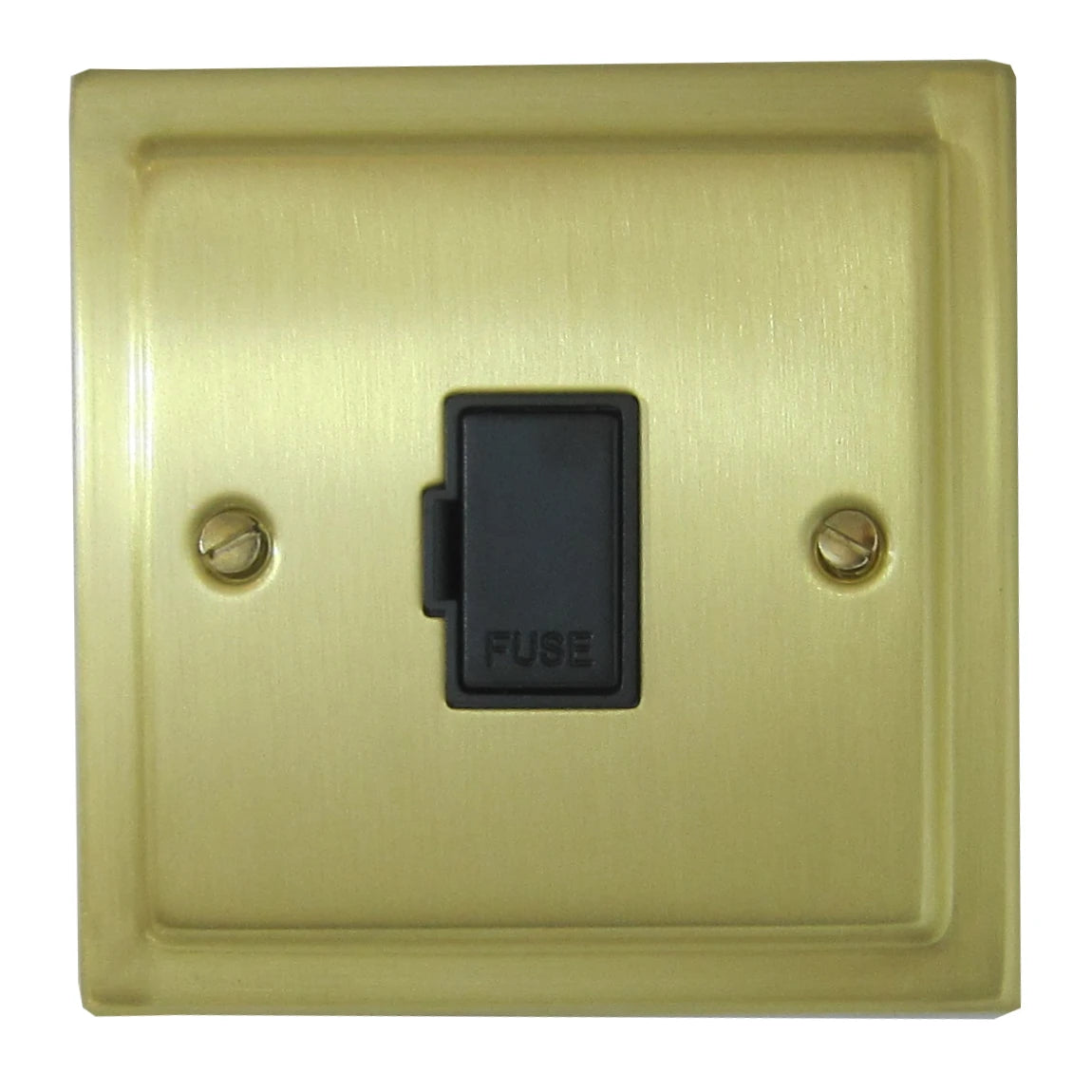 Victorian Satin Brass Unswitched Spur
