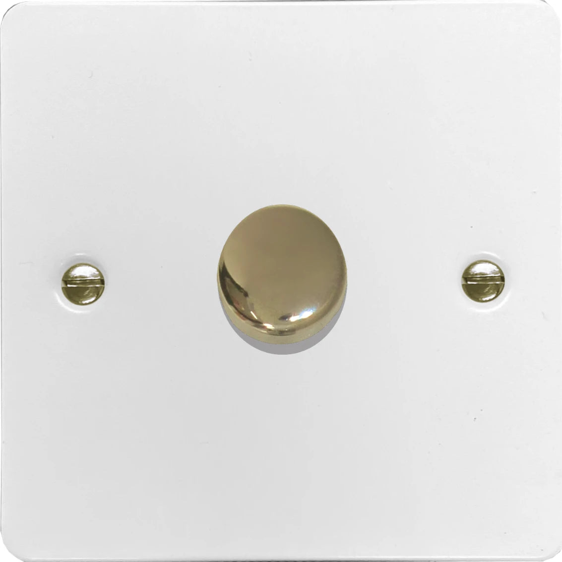 Flat White 1 Gang 120W LED Dimmer