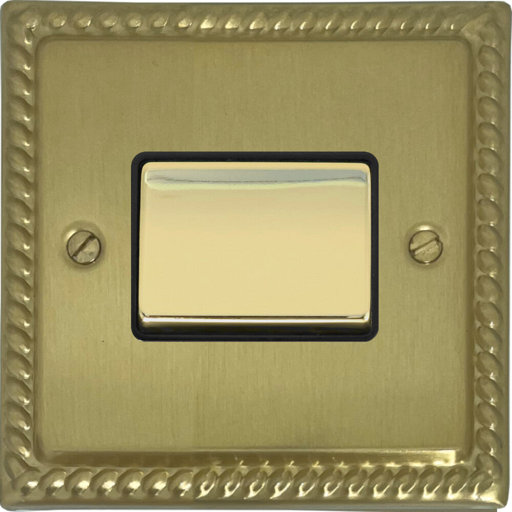 Georgian Satin Brass Fan Isolator