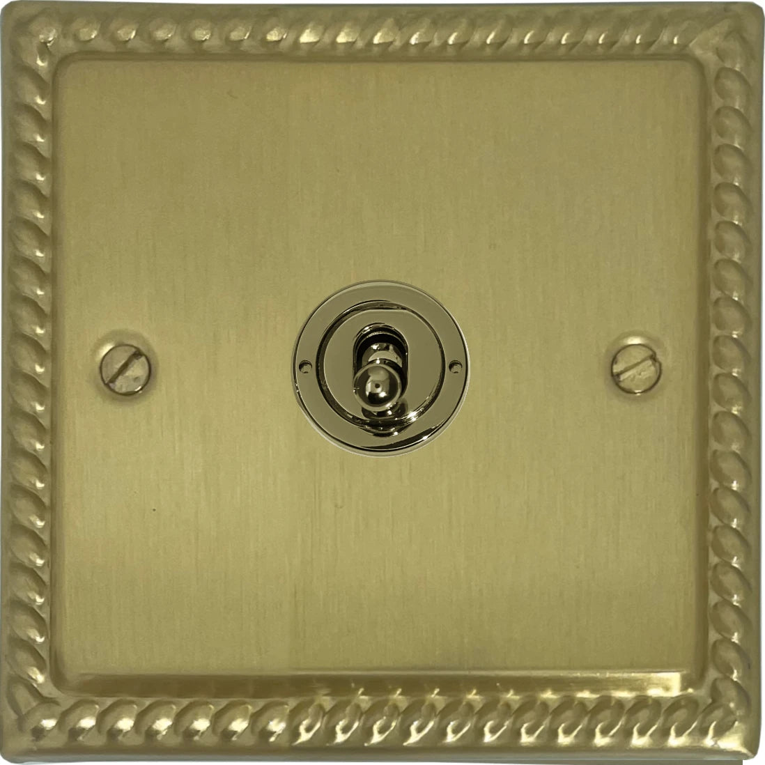Monarch Satin Brass 1 Gang Toggle