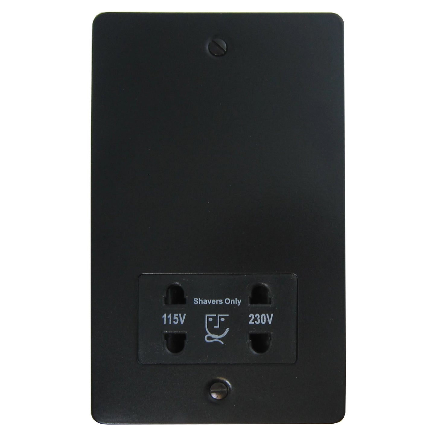 Flat Black Shaver Socket