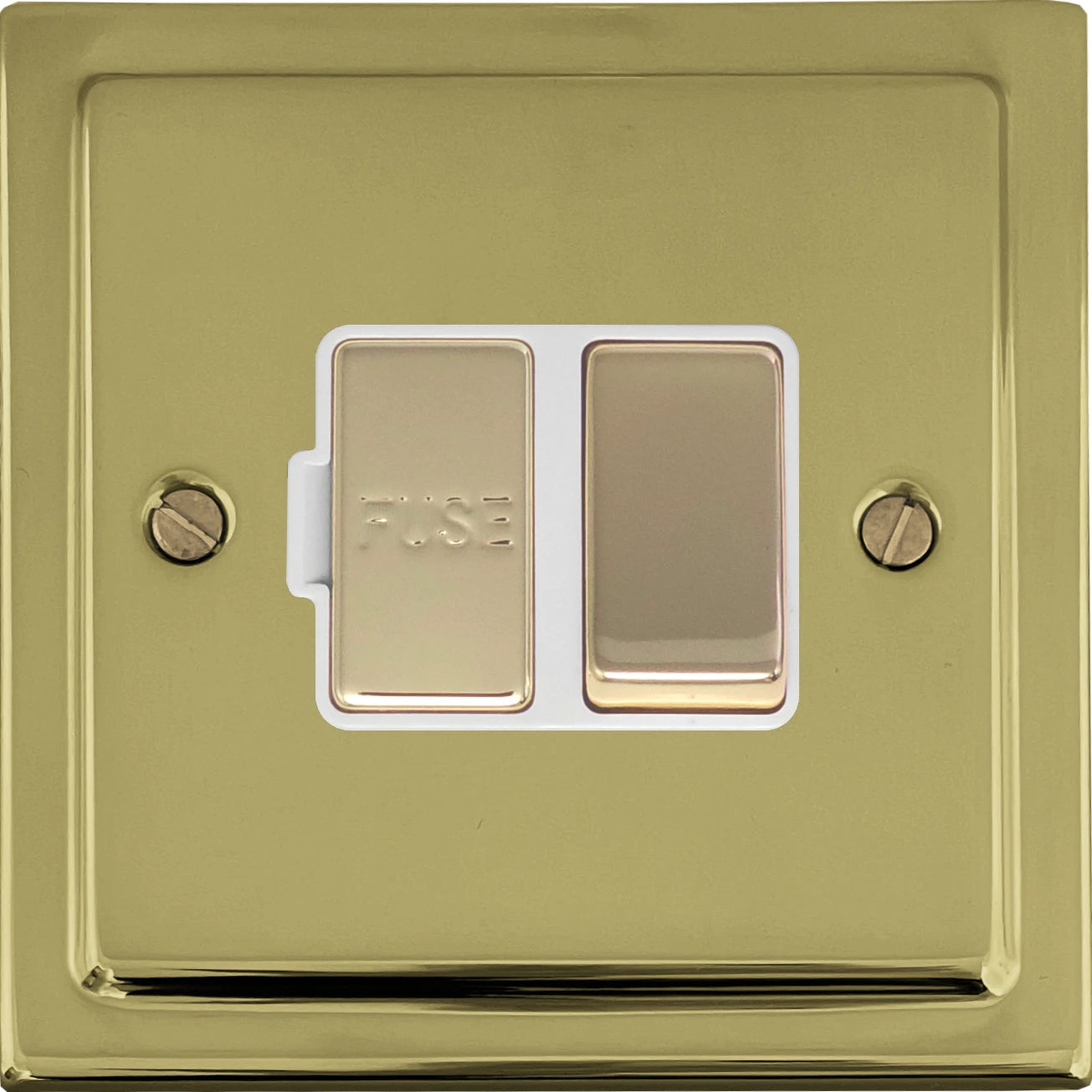 Victorian Polished Brass Swt. Fused Spur