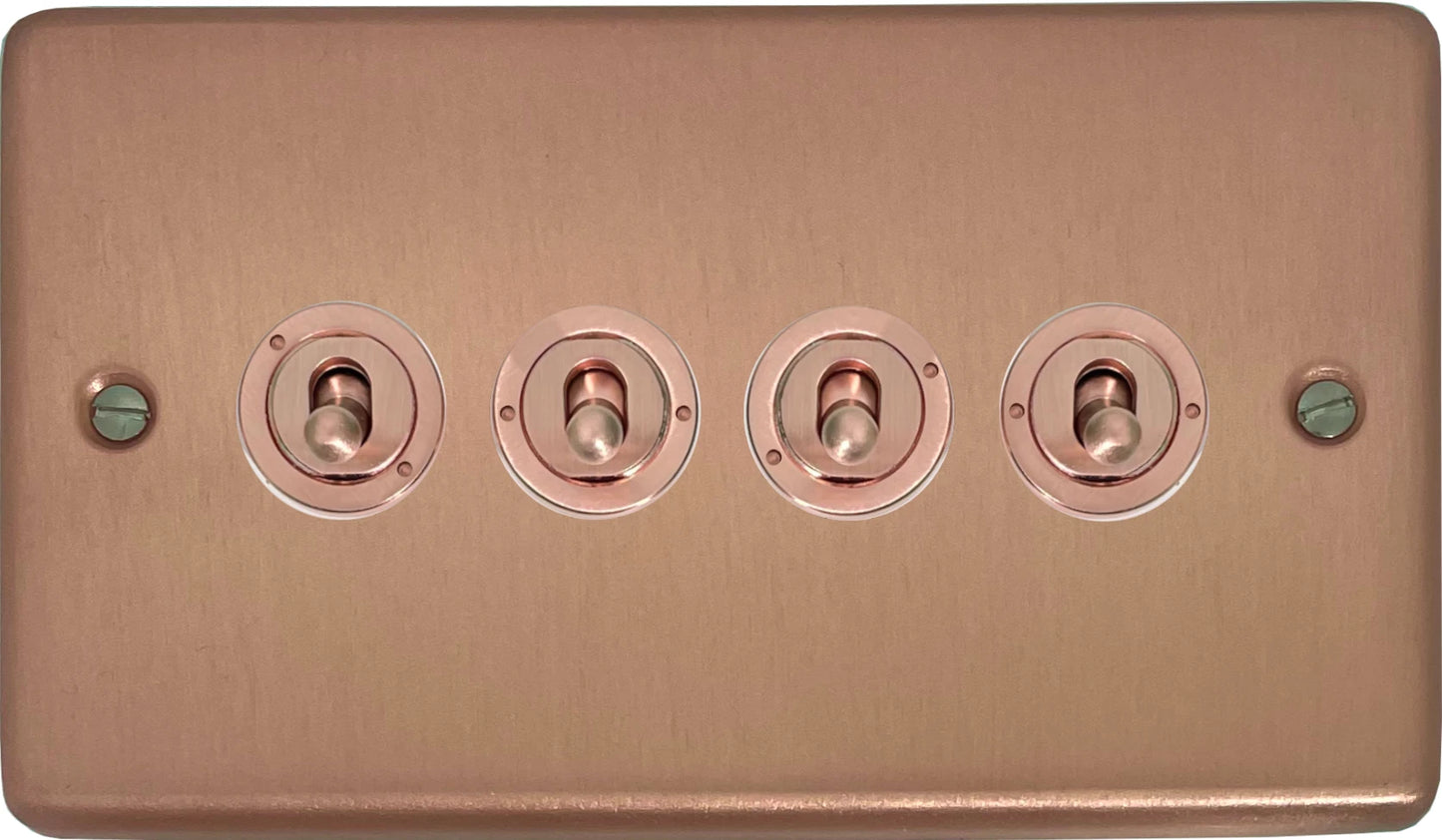 Contour Rose Gold 4 Gang Toggle