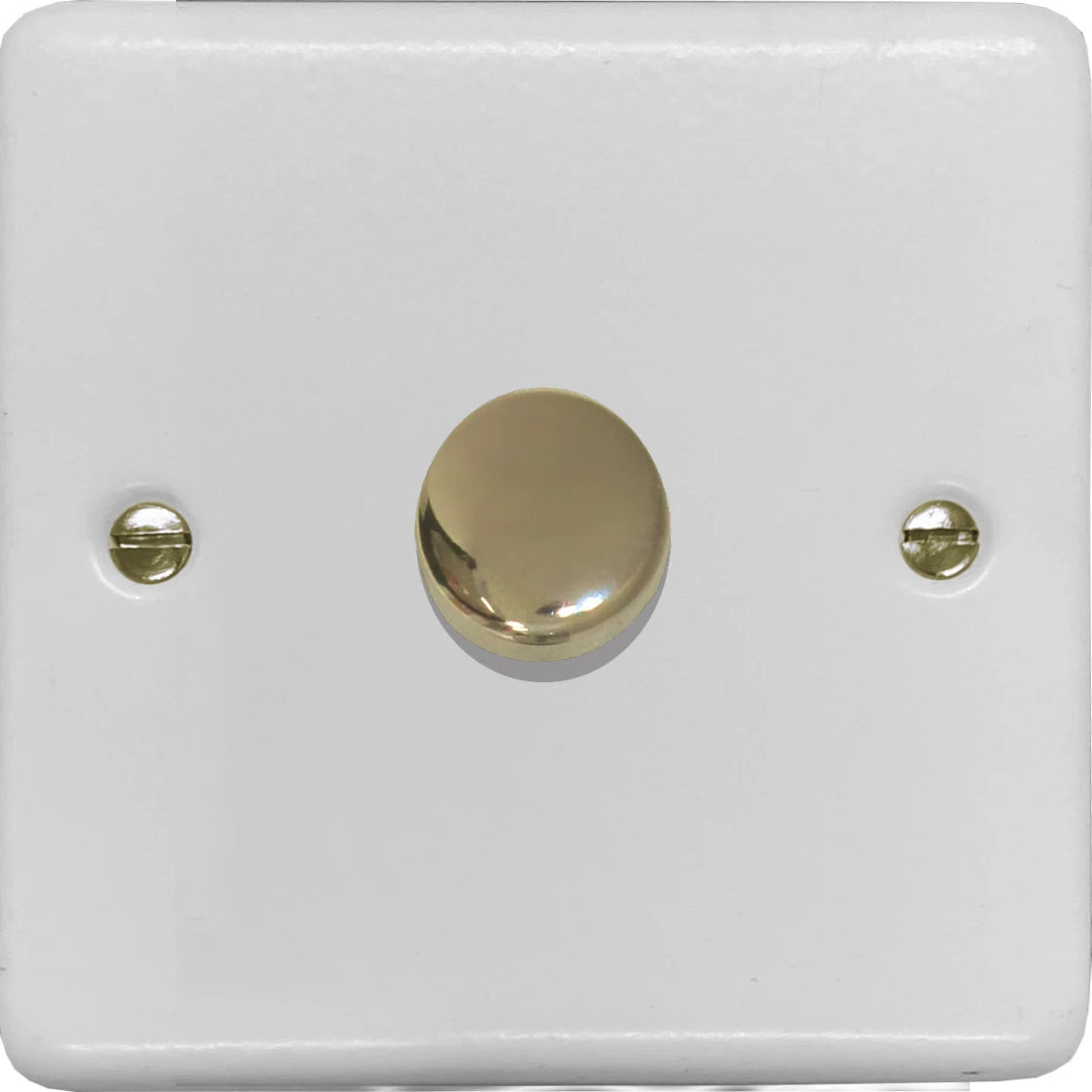 Contour Flat White 1 Gang Dimmer LED