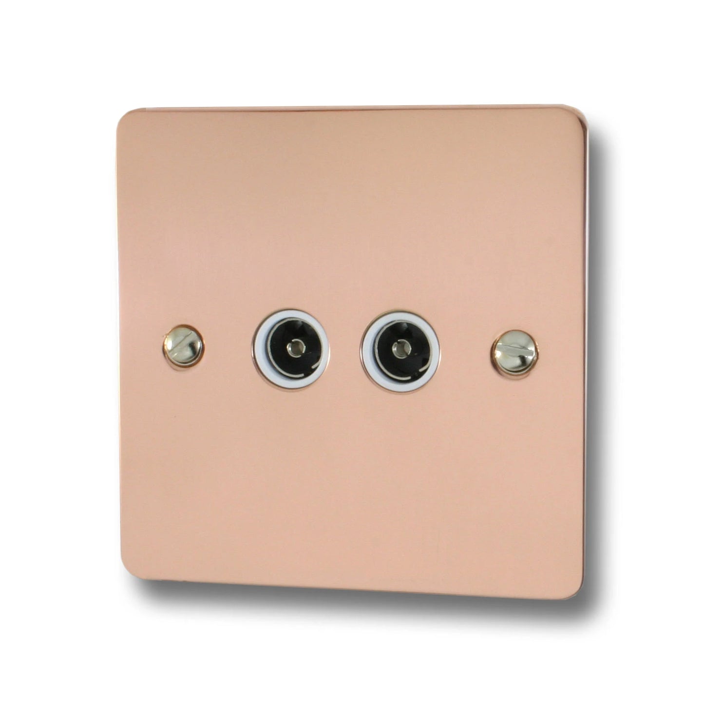Flat Bright Copper Twin Tv Point