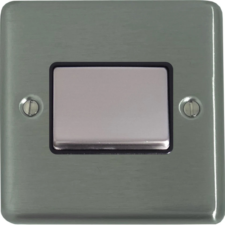Contour Brushed Steel Fan Isolator