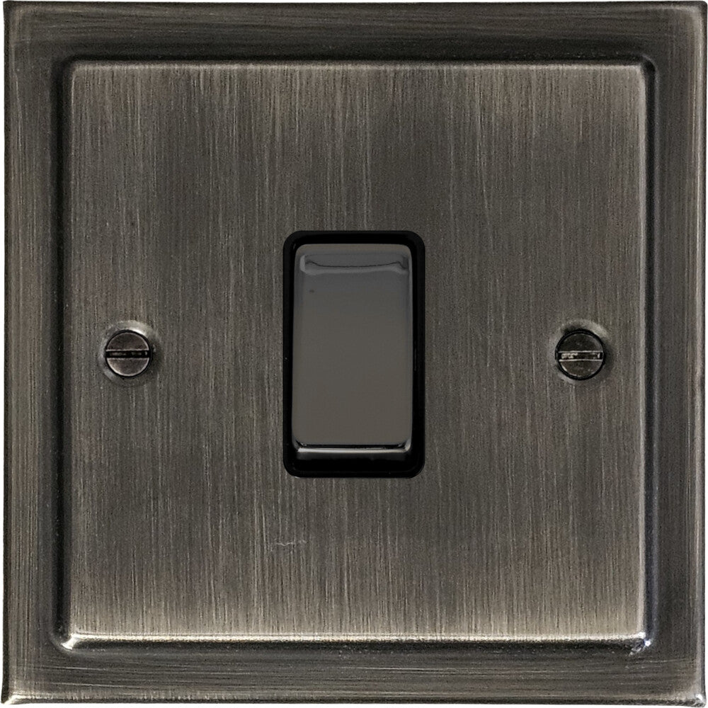 Victorian Antique Nickel Intermediate Switch